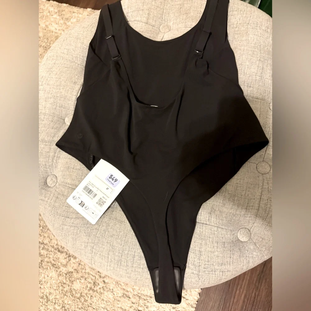 NWT✨Lululemon Wundermost Nulu Mesh Scoop-Back Sleeveless Thong Bodysuit Large - Picture 5 of 6